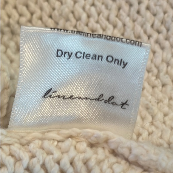 Line and Dot Renegade Ivory Cotton Knit Vest or Top Size Small - Picture 6 of 12